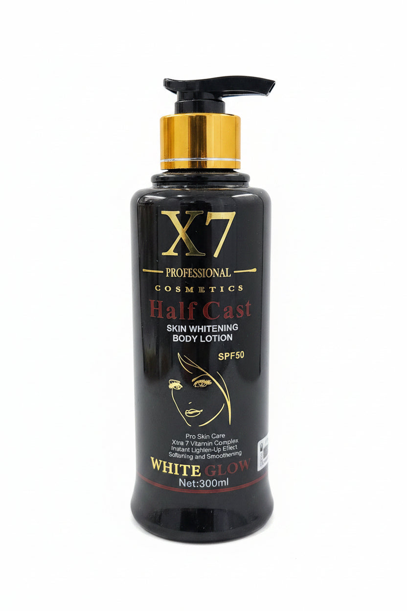 X7 Professional Half Cast Skin Extra Lightening Body Lotion (SPF 50)