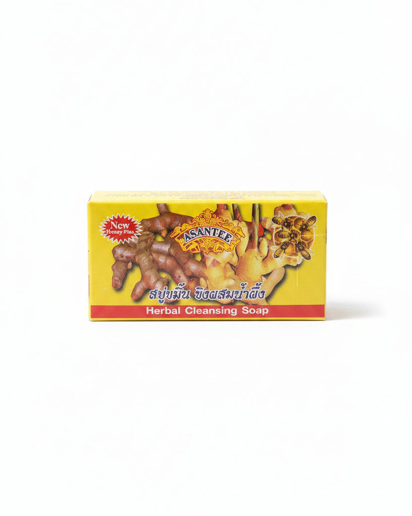 Asantee Turmeric & Ginger Herbal Cleansing Soap with Honey Plus