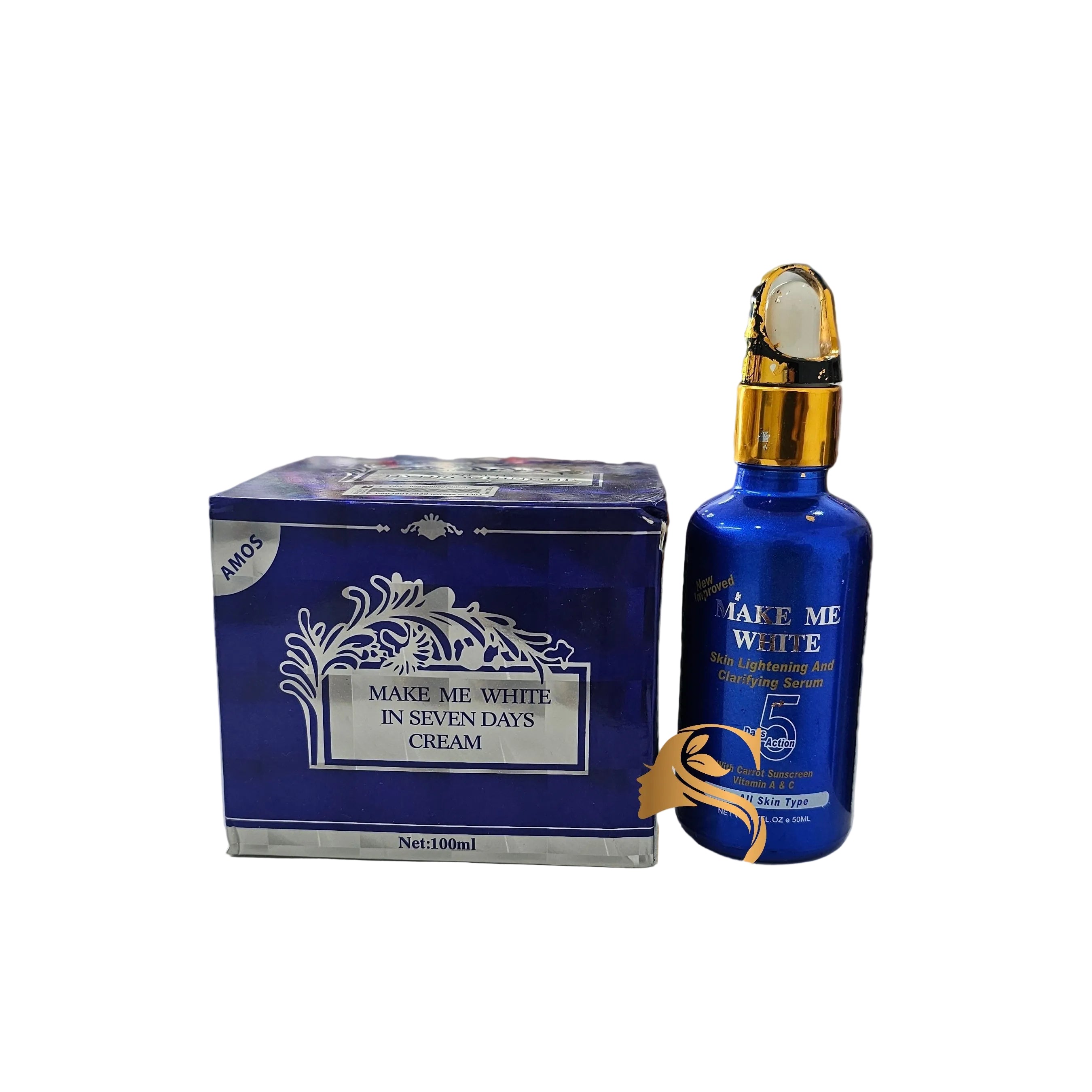 Make Me White in Seven Days Cream + Clarifying Serum Set