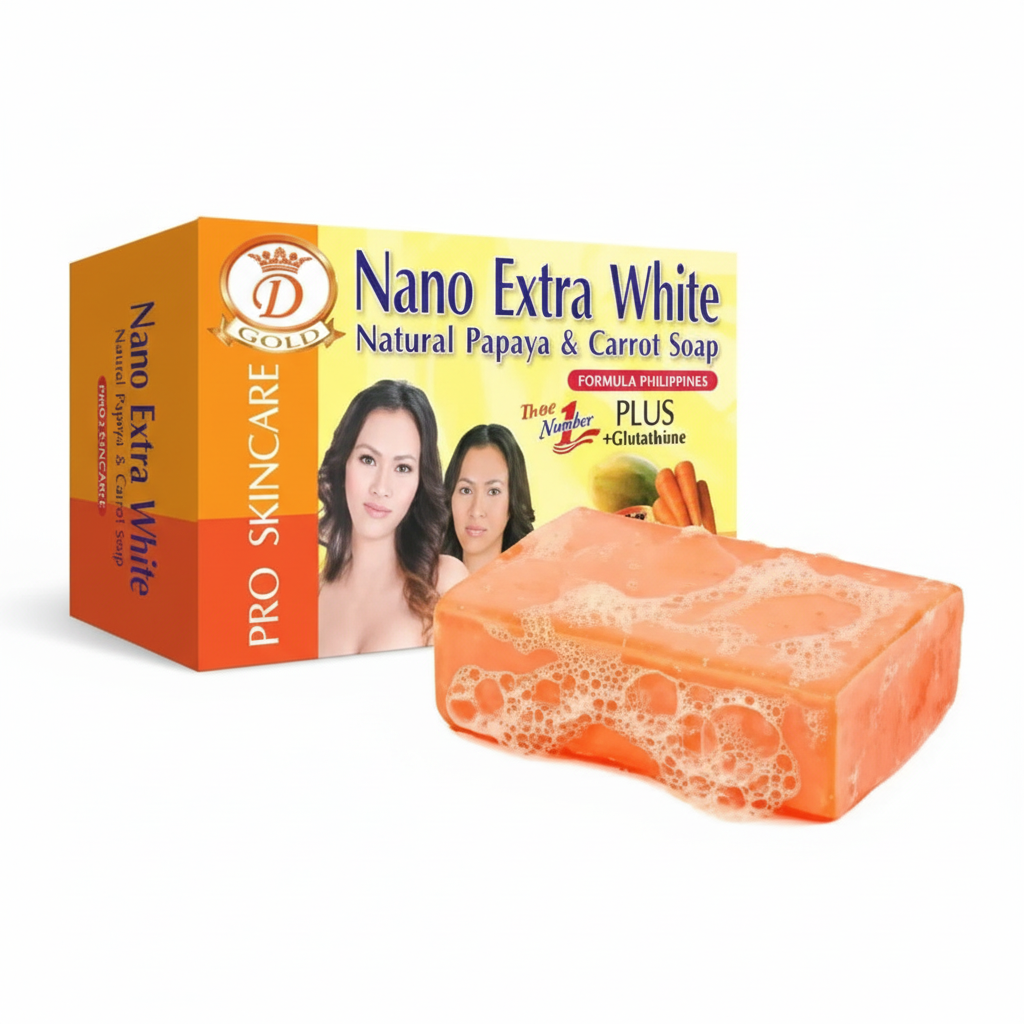 Nano Extra Carrot & Papaya Ligtening Soap