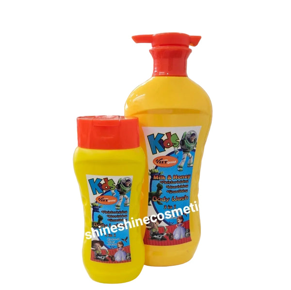 Kids Veetgold Milk & Honey Body Wash (3 in 1)