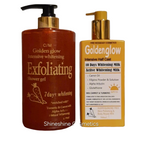 Golden Glow Exfoliating Shower Gel + Golden Glow 10 Days Whitening Milk (Body Care Set)