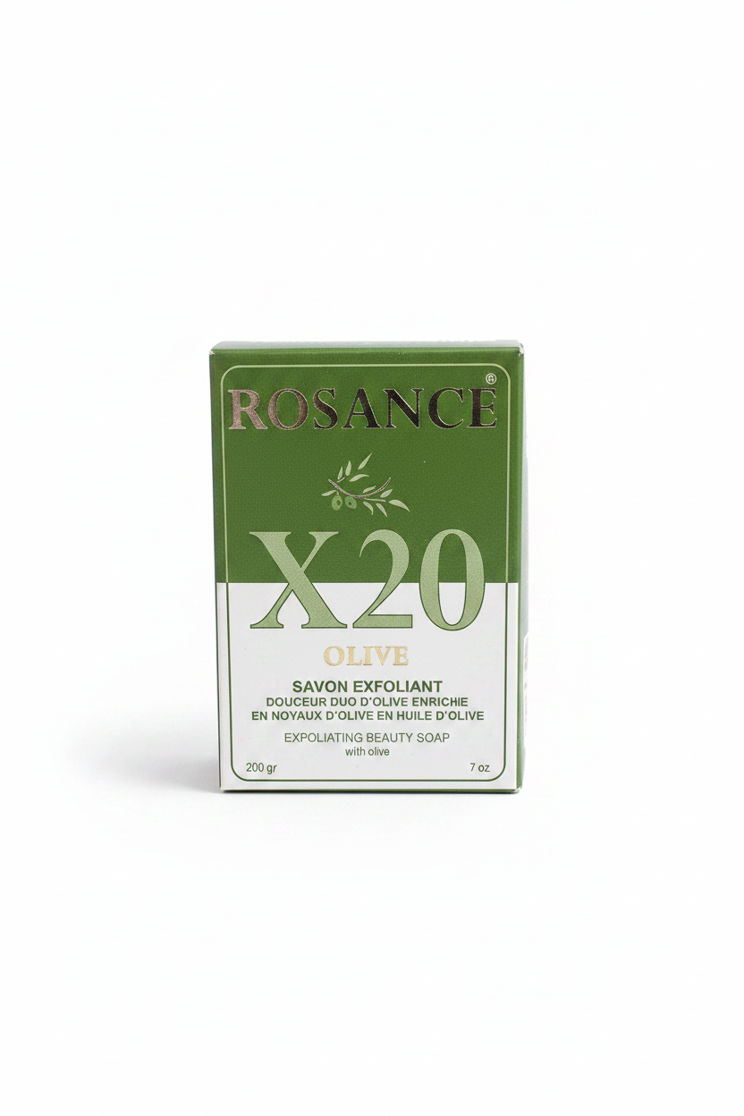 Rosance X20 Olive Exfoliating Beauty Soap