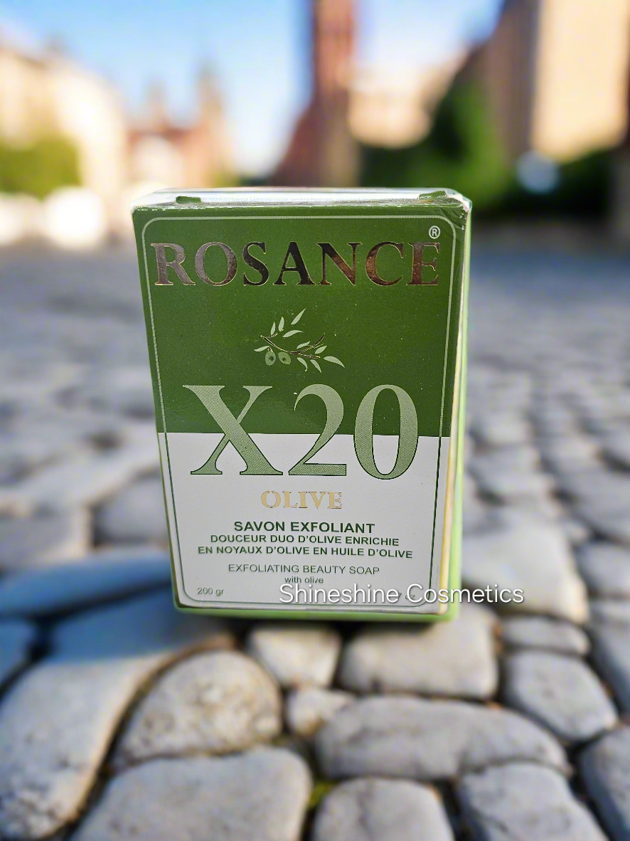 Rosance X20 Olive Exfoliating Beauty Soap