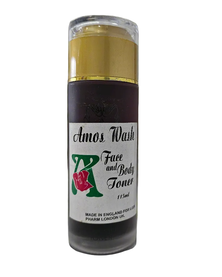 Amos Lightening Wash Face & Body Toner