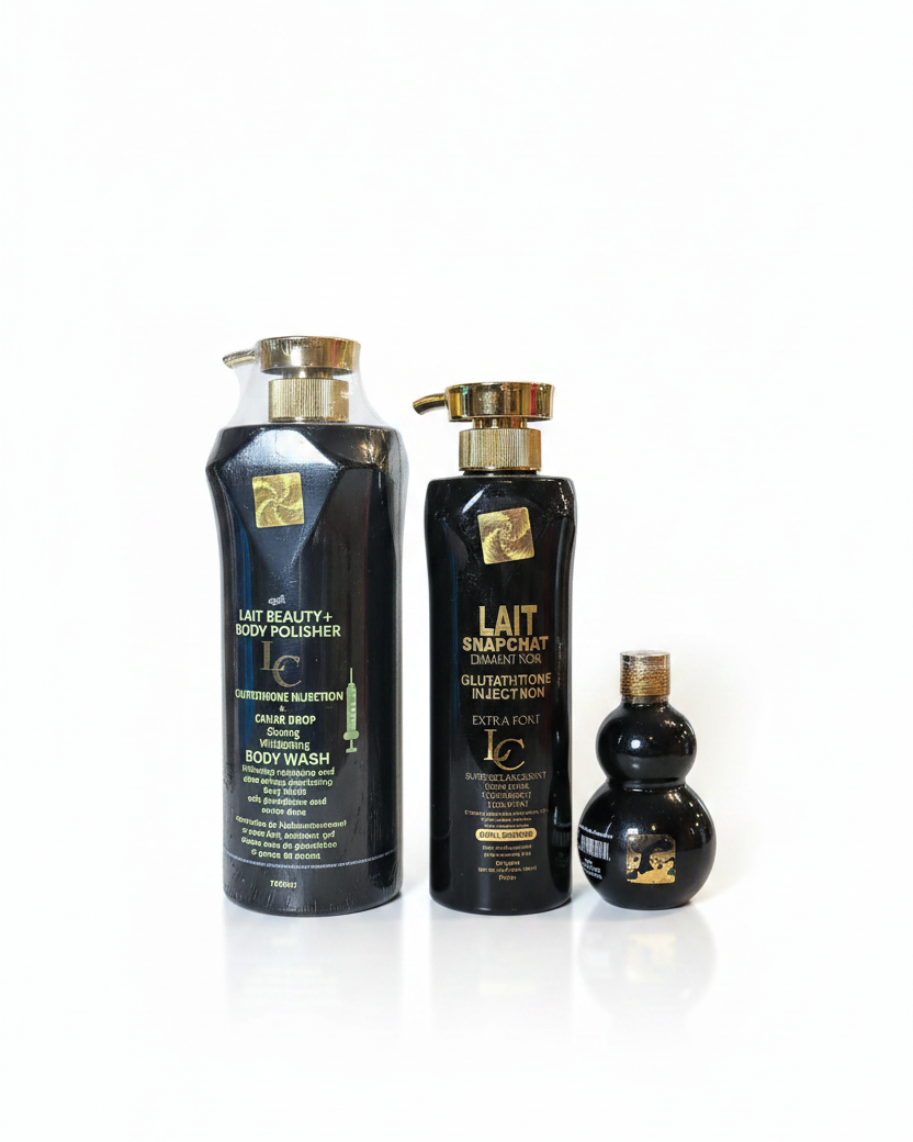 Lait Snapchat Black Diamond Extra Lightening 3-Piece Set Lotion