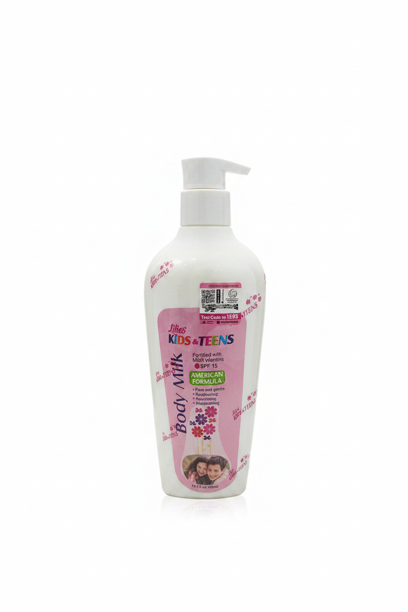 Lilies Kids & Teens Body Milk (SPF 15)