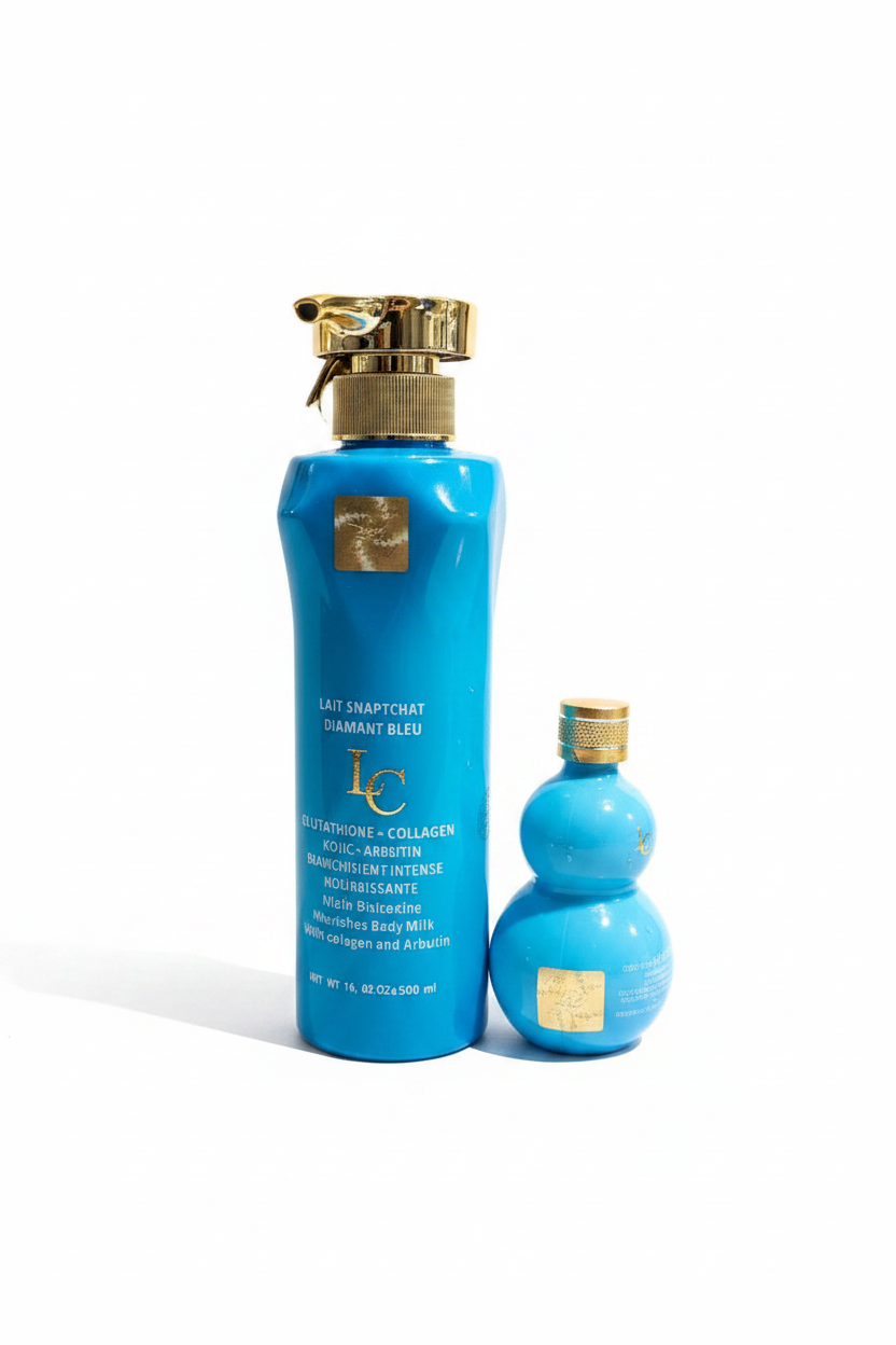 Snapchat Diamant Bleu Body Lotion & Serum Set