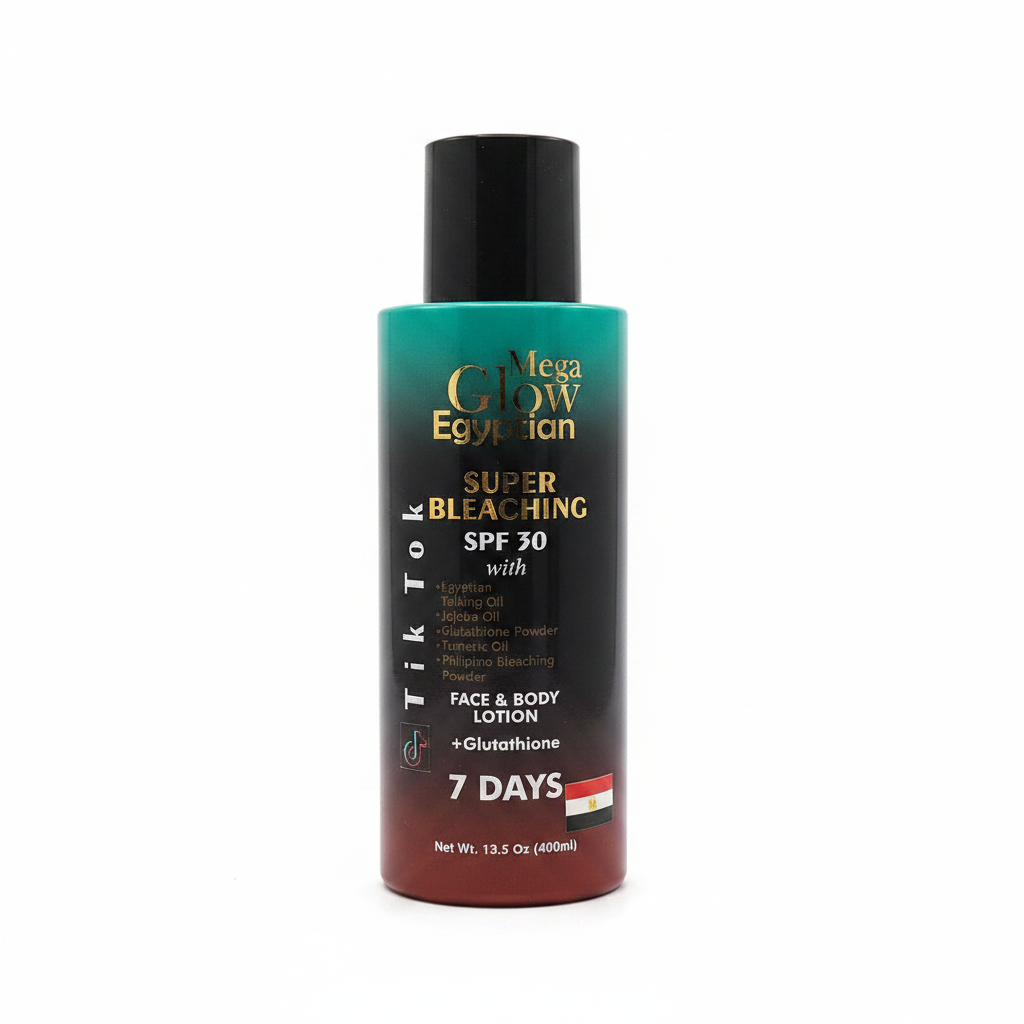 Mega Glow Egyptian Super Lightening Face & Body Lotion (SPF 30)