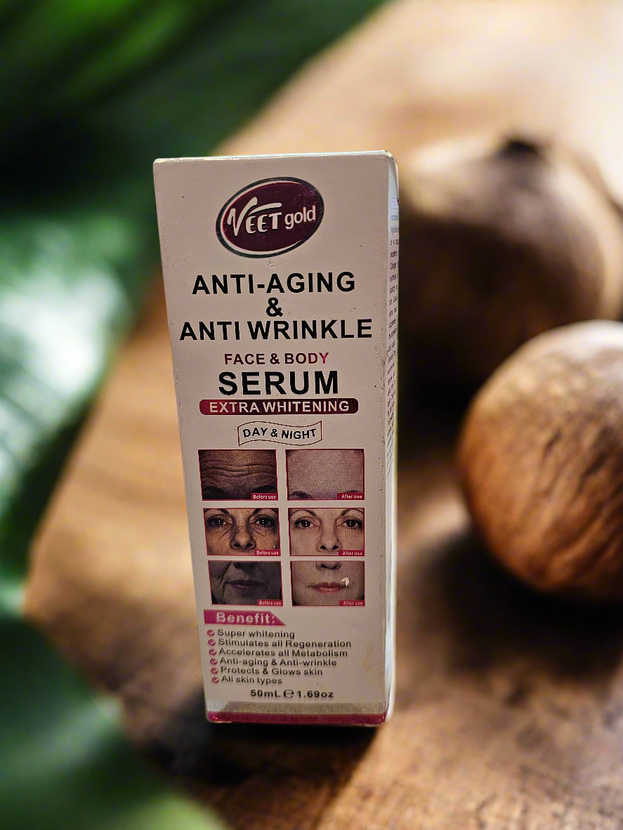 Veet Gold Anti-Aging & Anti-Wrinkle Face & Body Serum