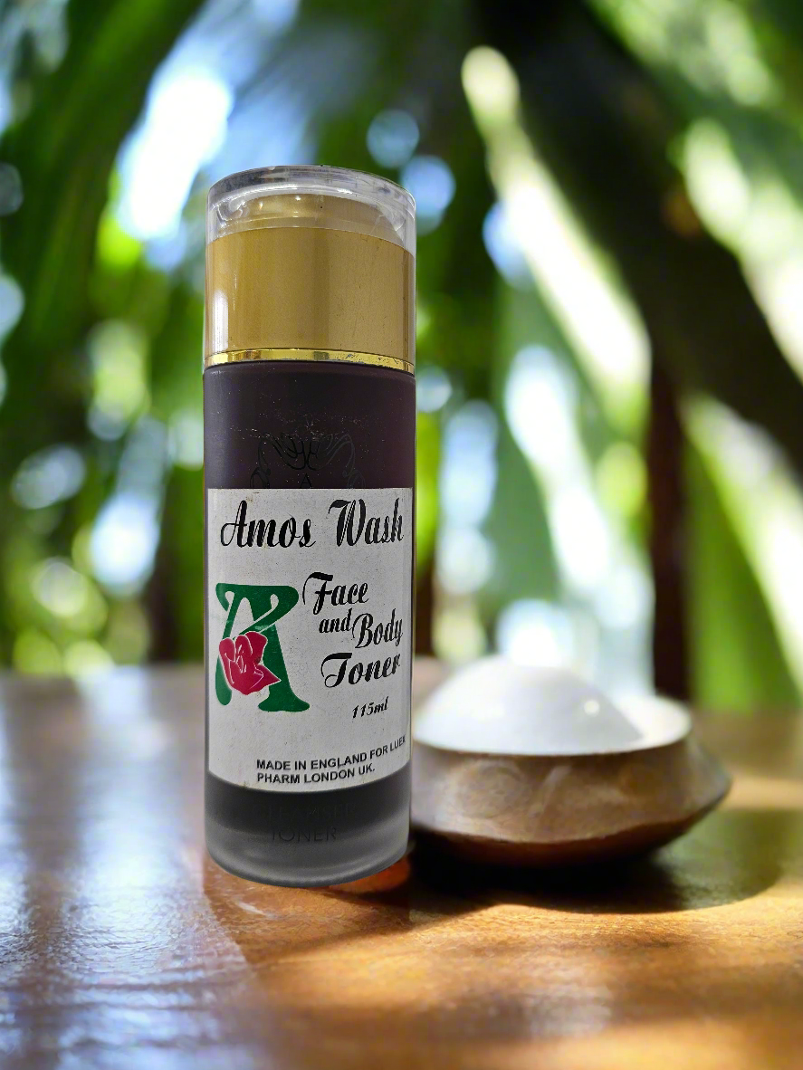 Amos Lightening Wash Face & Body Toner