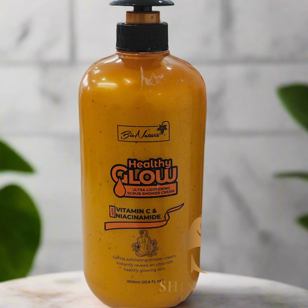 Bio Nature Healthy Glow Ultra Lightening Scrub Shower Cream