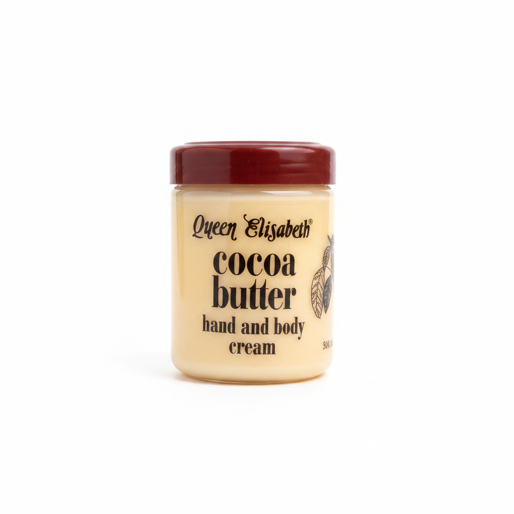 Queen Elizabeth Cocoa Butter Hand & Body Cream