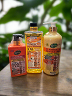 Veetgold Turmeric Complete Lightening Set (Lotion, Oil & Shower Gel)