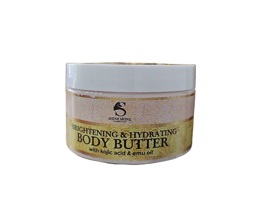 Brightening & Hydrating Body Butter with Kojic Acid & Emu Oil
