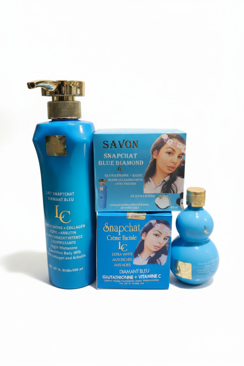 Snapchat Blue Diamond 4 in 1 Complete Set