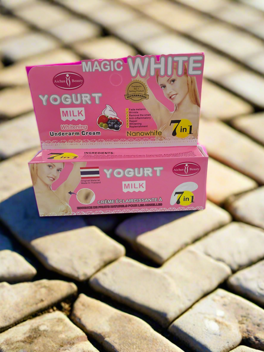 Magic White Yogurt Milk Whitening Underarm Cream (7 in 1)
