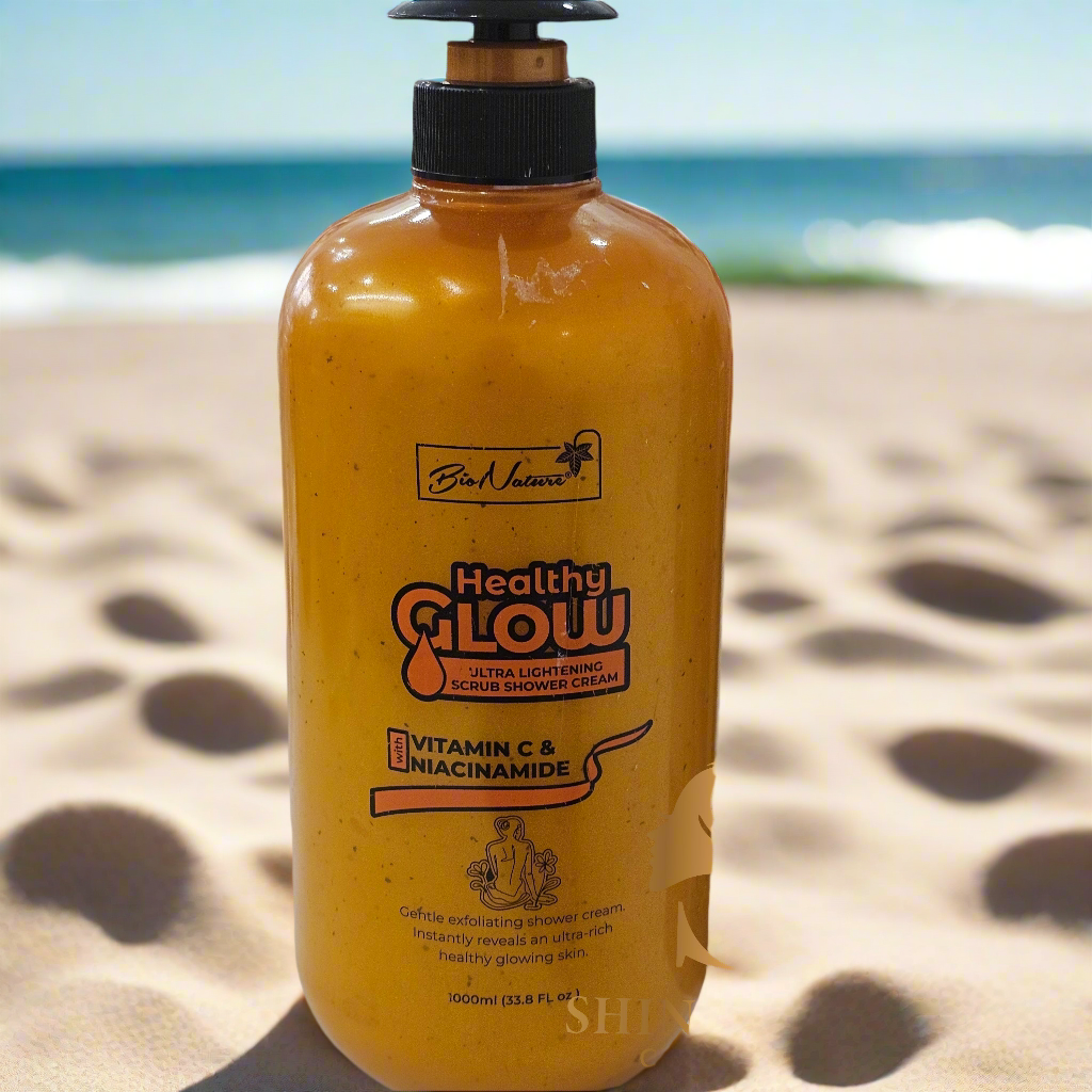 Bio Nature Healthy Glow Ultra Lightening Scrub Shower Cream