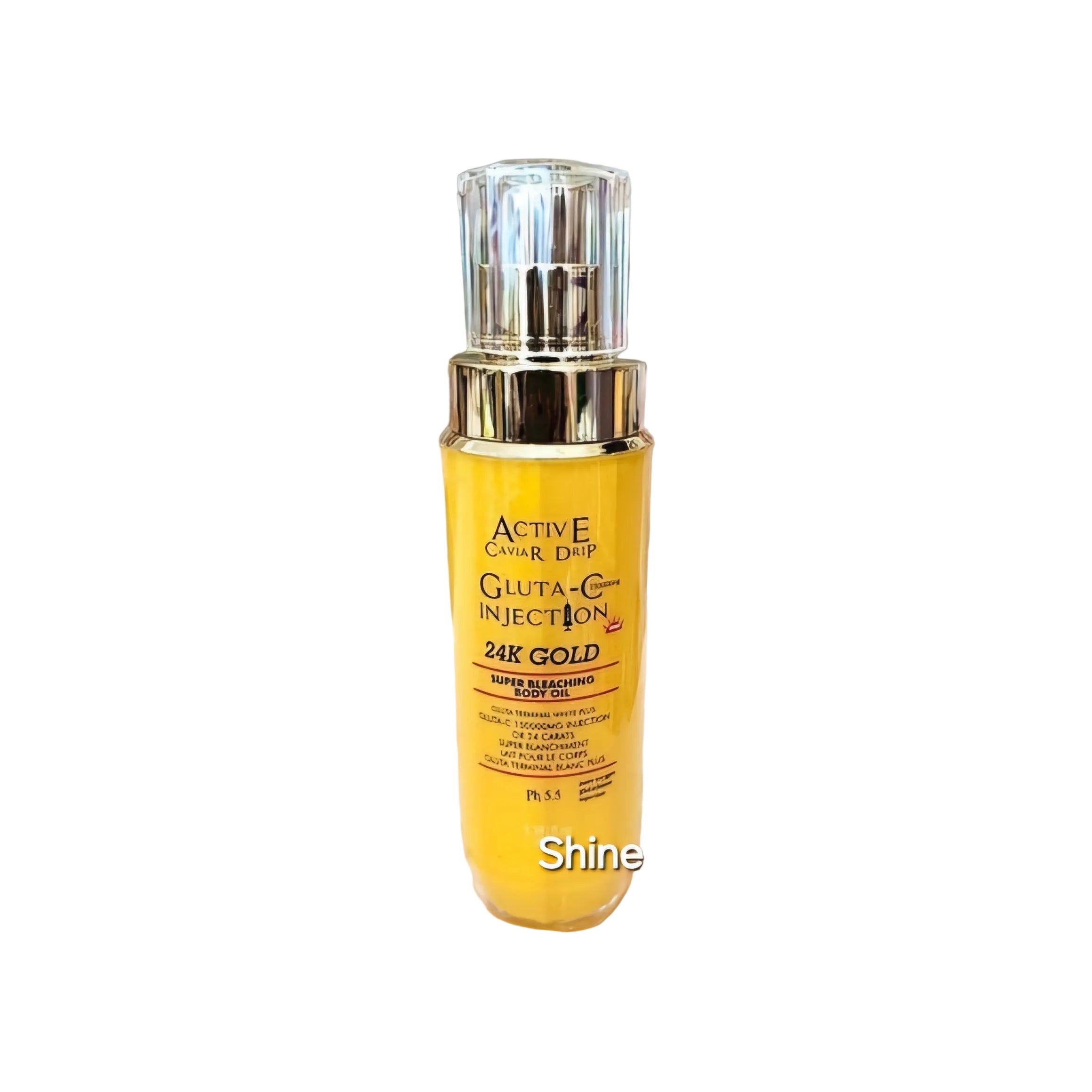 Active Caviar Drip Gluta-C Injection 24K Gold Body Oil