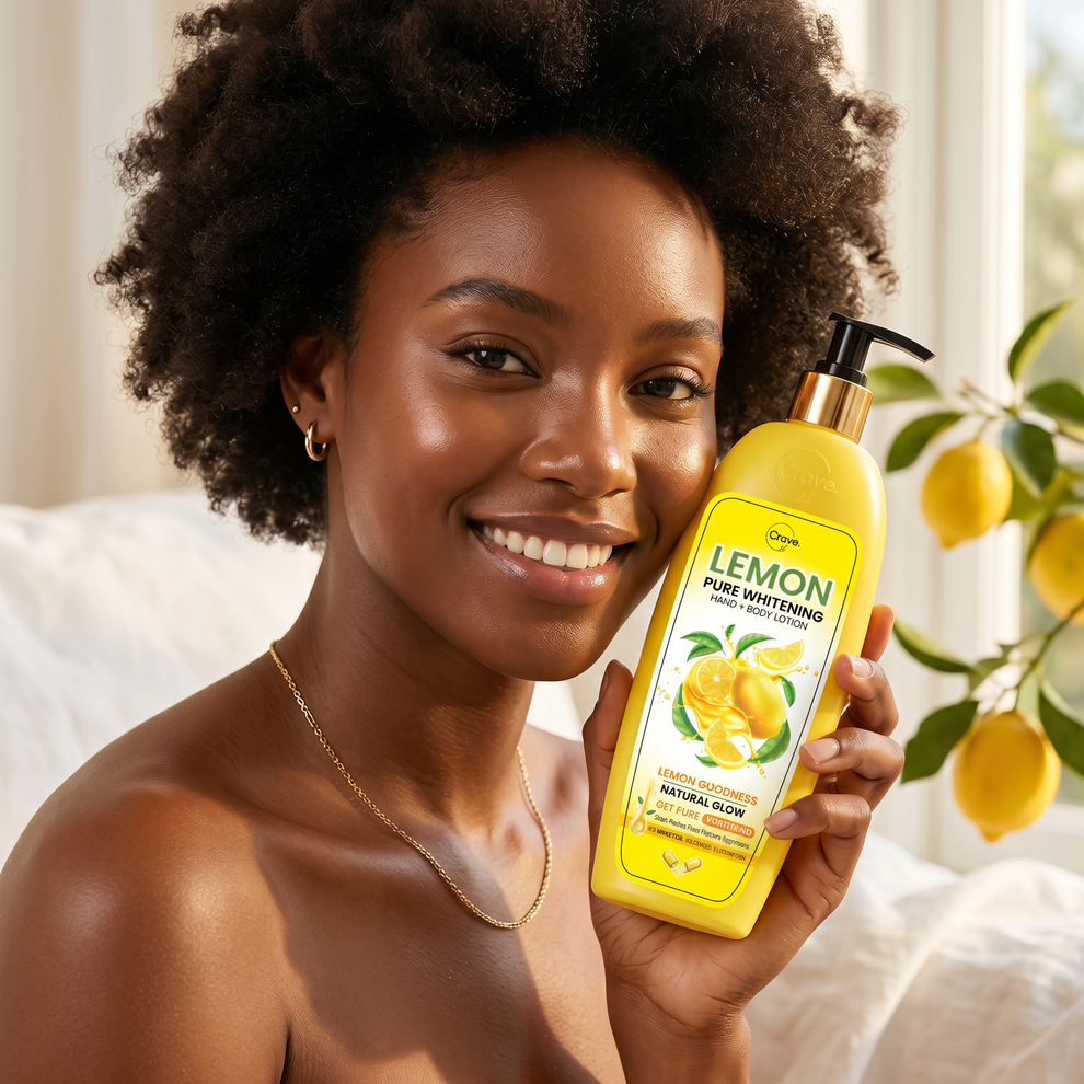 Crave Pure Lemon Whitening Body Lotion 16.9 oz
