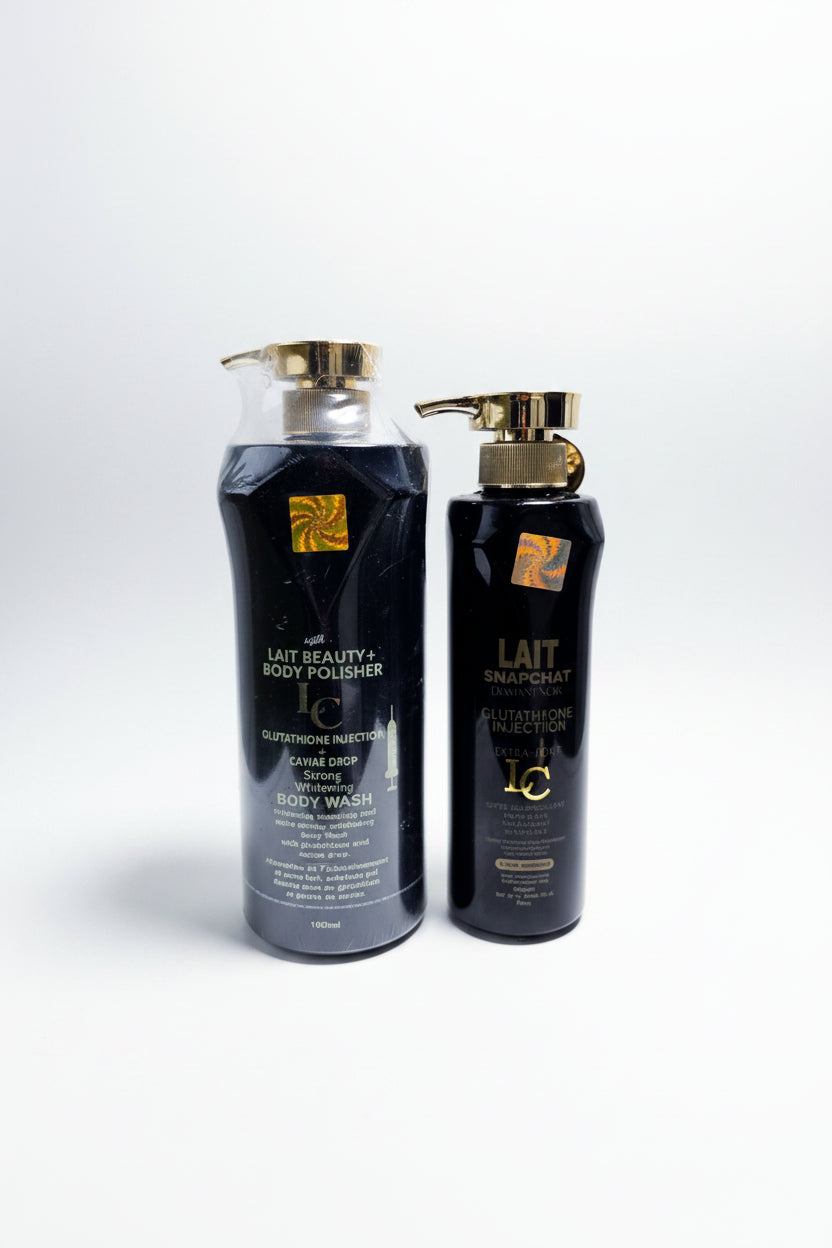 Lait Beauty+ Body Gel & Lait Snapchat Diamant Noir Set
