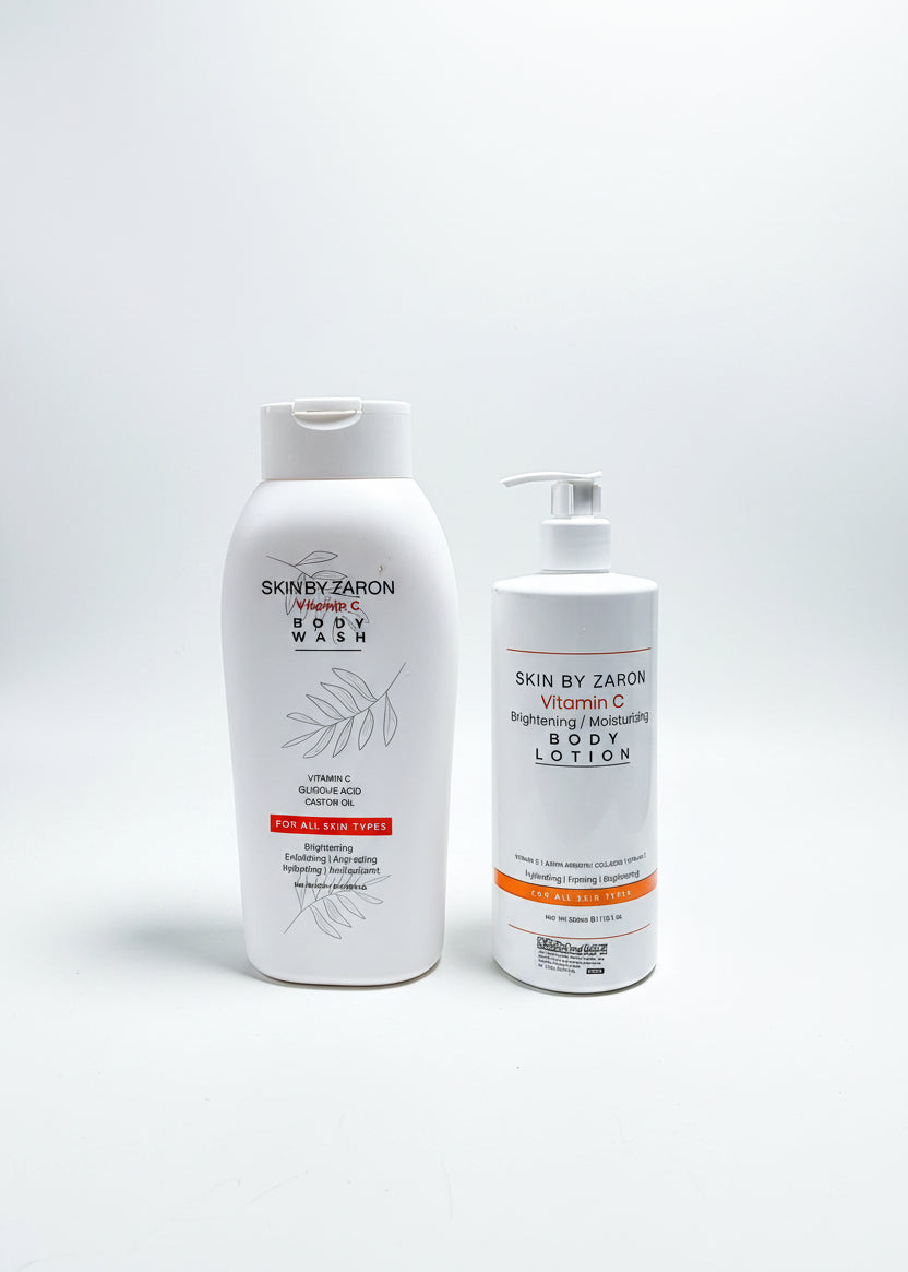 Skin By Zaron Vitamin C Body Wash + Body Lotion Set