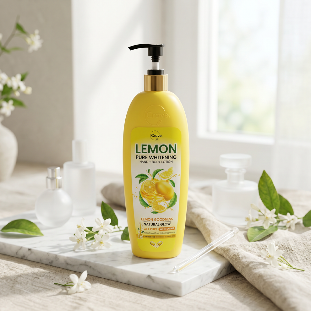Crave Pure Lemon Whitening Body Lotion 16.9 oz