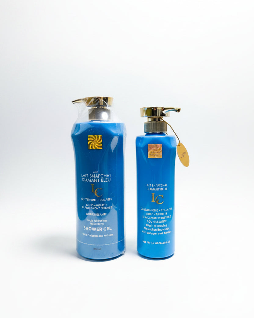 Snapchat Diamant Bleu Shower Gel & Body Milk Set