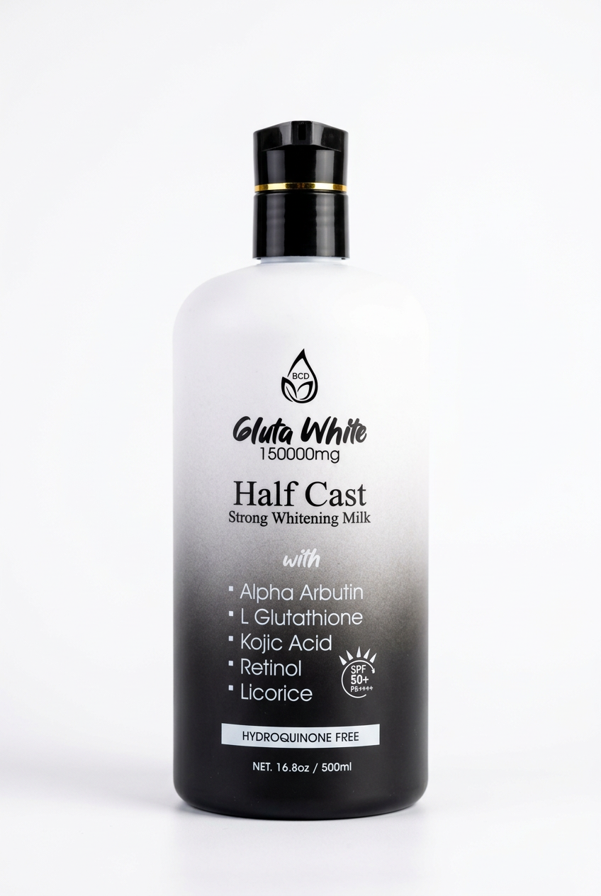 Gluta White 150000mg C Half Cast Whitening Super Glowing Body Lotion