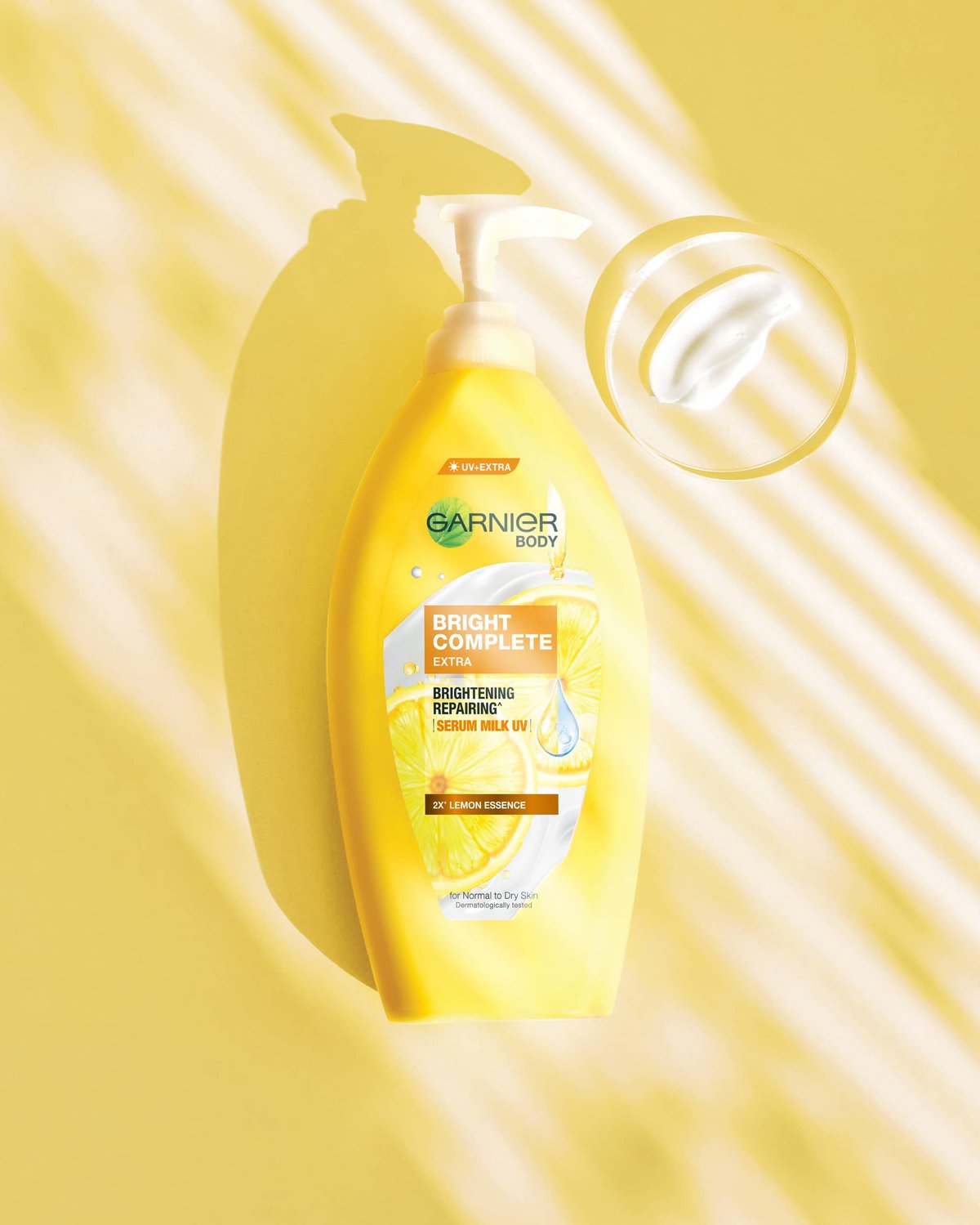 Garnier Body Bright Complete Brightening Repairing Serum Milk UV Lotion
