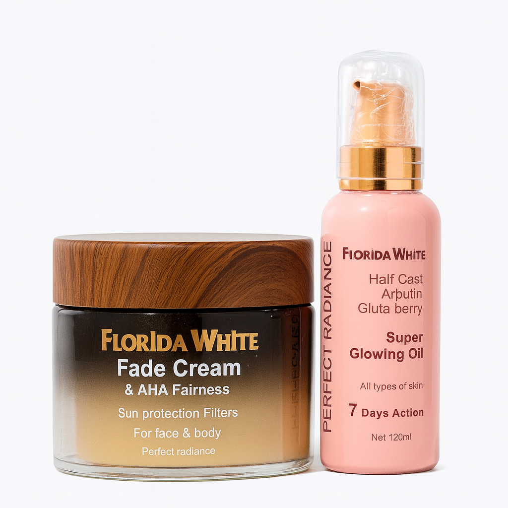 Florida White Perfect Radiance Fade Cream & Super Glowing Oil Set
