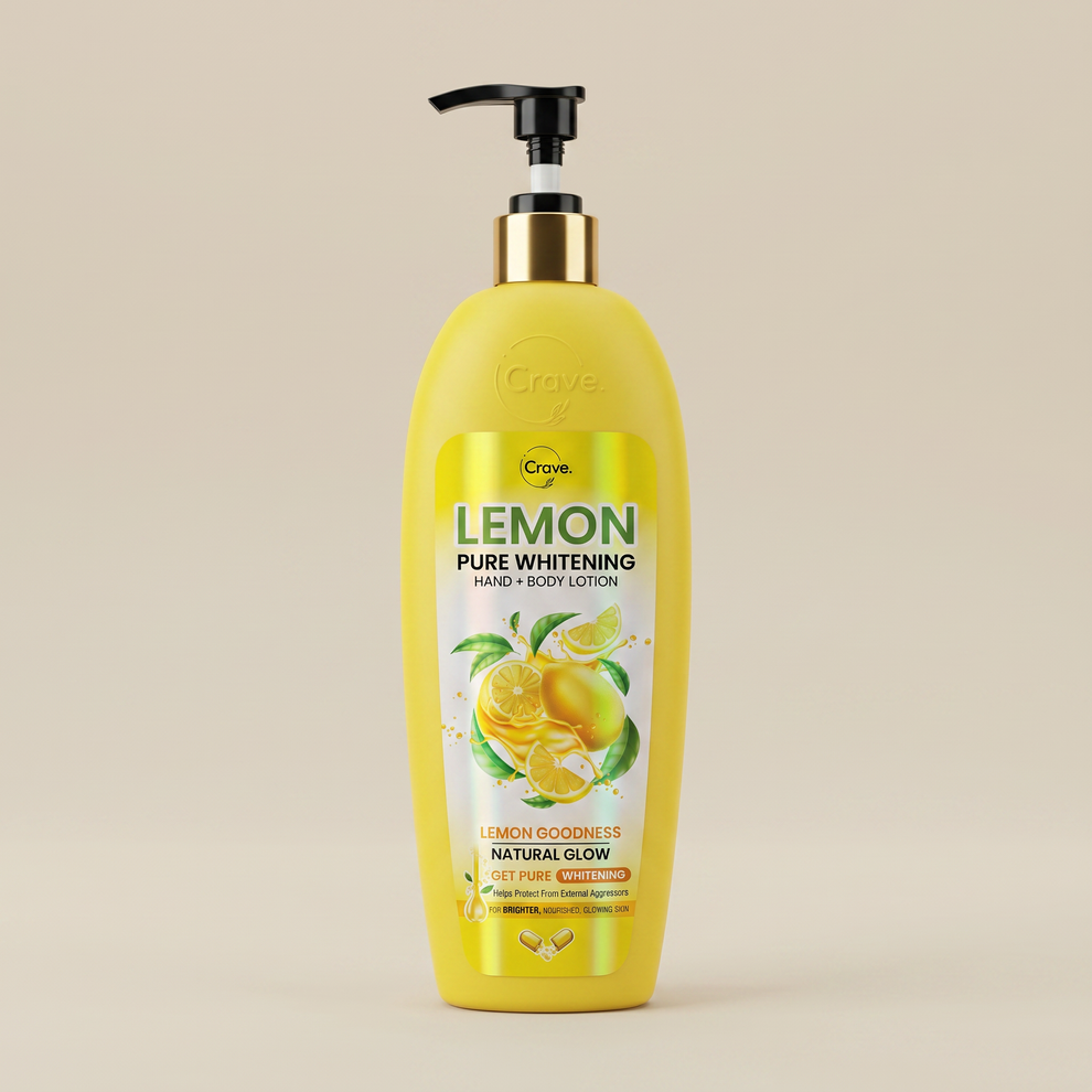 Crave Pure Lemon Whitening Body Lotion 16.9 oz