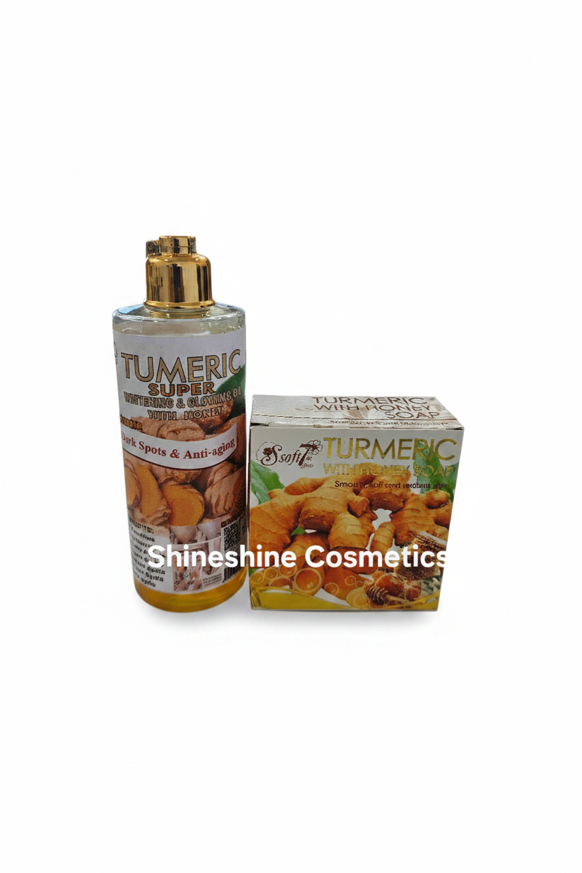 Turmeric Super Extra Lightening Oil with Honey + Turmeric with Honey Soap