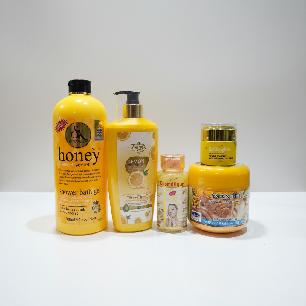 Zarwa Extra Lightening Set Lotion, Oil, Body Scrub, Body wash and Face Cream