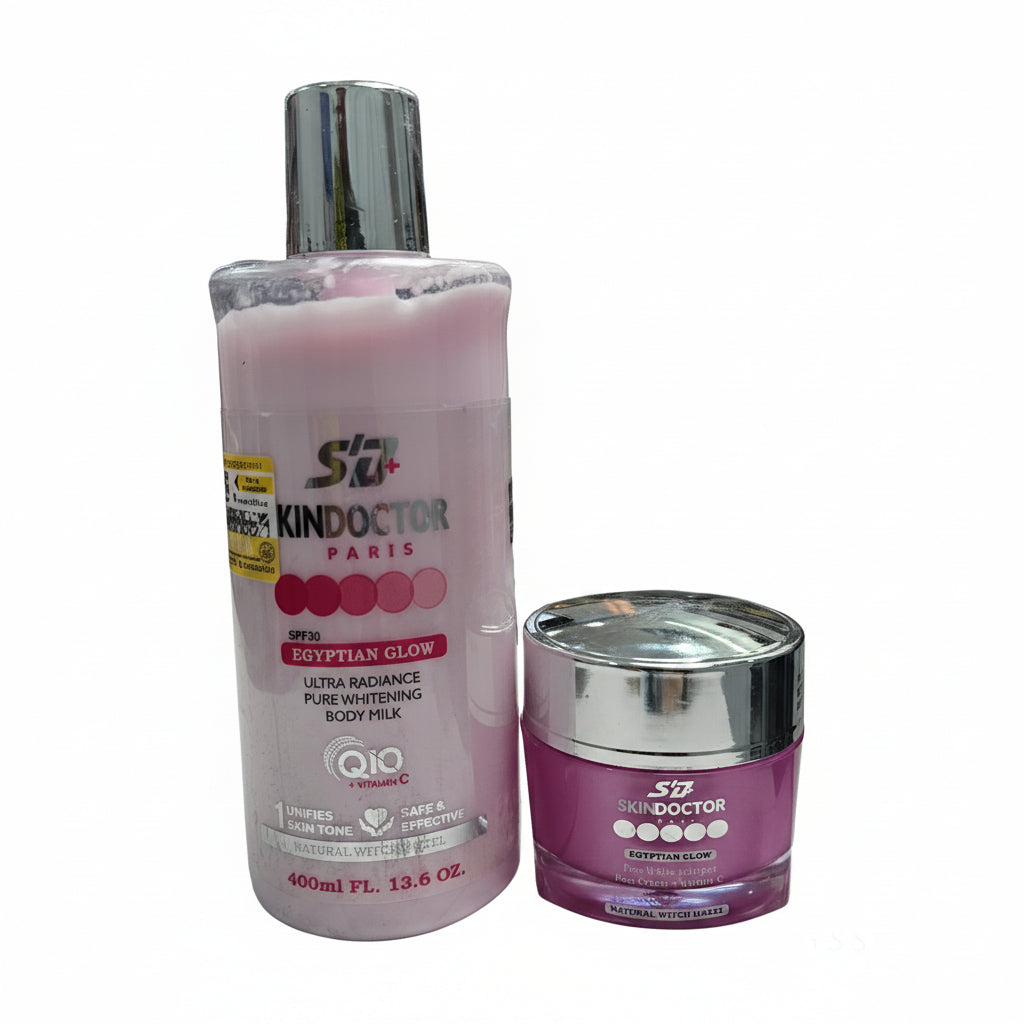 Skin Doctor Paris Egyptian Glow Set (Body Milk Lotion + Face Cream)