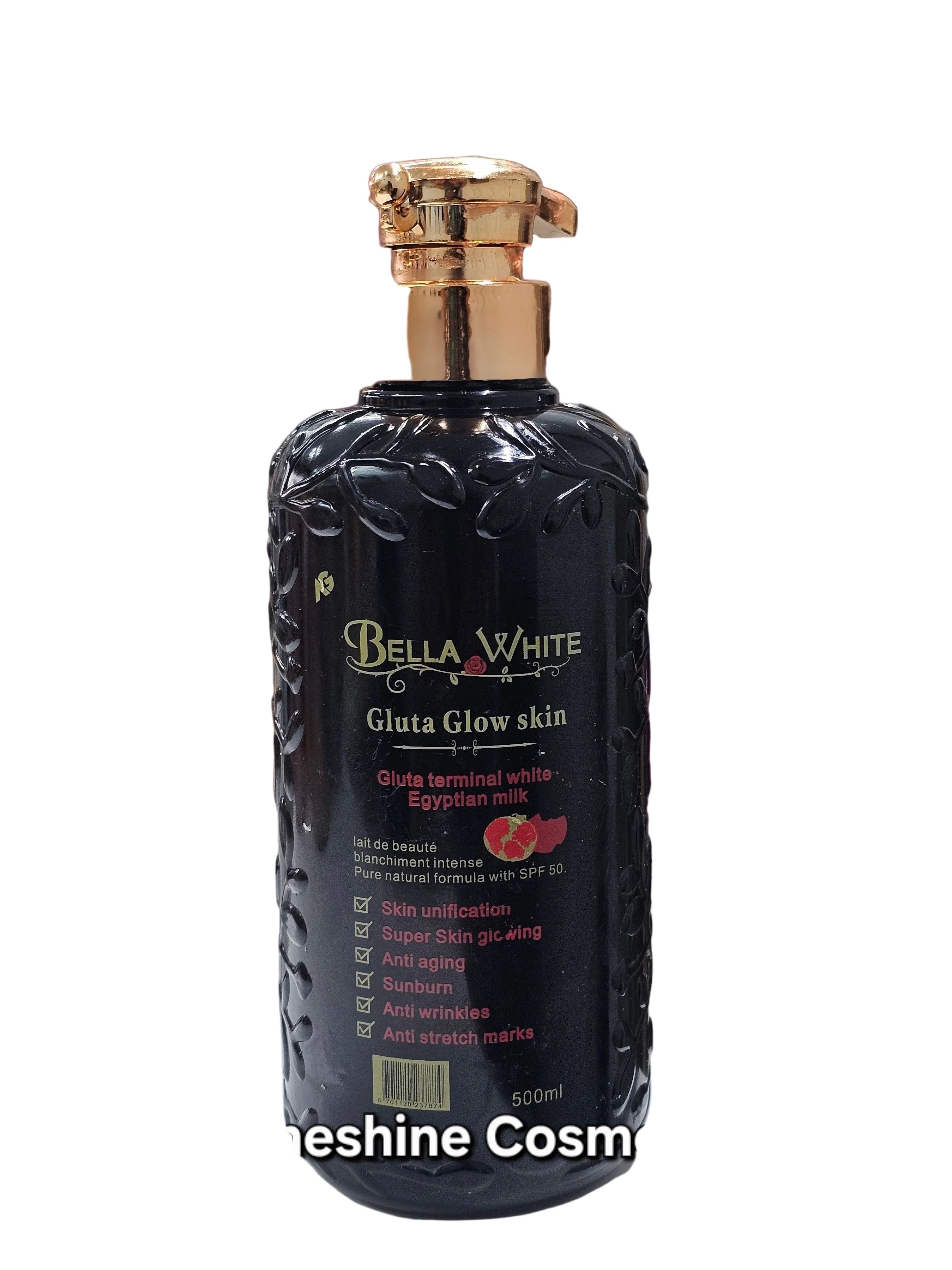 Bella White Gluta Glow Skin Egyptian Milk Lotion