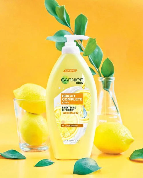 Garnier Body Bright Complete Brightening Repairing Serum Milk UV Lotion
