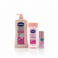 Vaseline Healthy UVExtra Bright Brightening Lotion,Vaseline Vitamin B3 Oil and Vaseline Gluta Glow Ampoule Deodorant